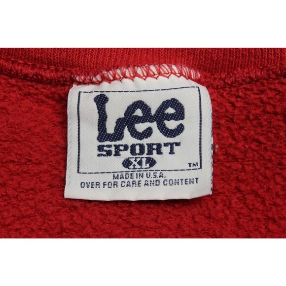 Lee Sport Washington State Cougars crew neck‎ collegiate fleece sweatshirt XL - Picture 7 of 12